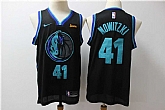 Mavericks 41 Dirk Nowitzki Black City Edition Nike Swingman Jersey,baseball caps,new era cap wholesale,wholesale hats